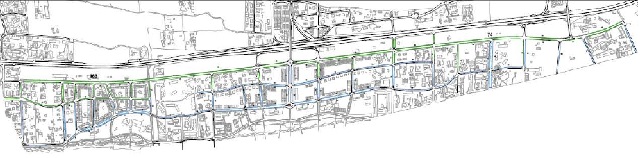 Propuesta de zona verde y azul para Gav Mar incluida en el Plan de Movilidad Urbana del Ayuntamiento de Gav (Marzo de 2015)
